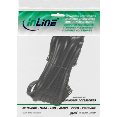InLine® TAE-N Verlängerung, TAE-N Stecker / Buchse, 6m (Produktbild 3)